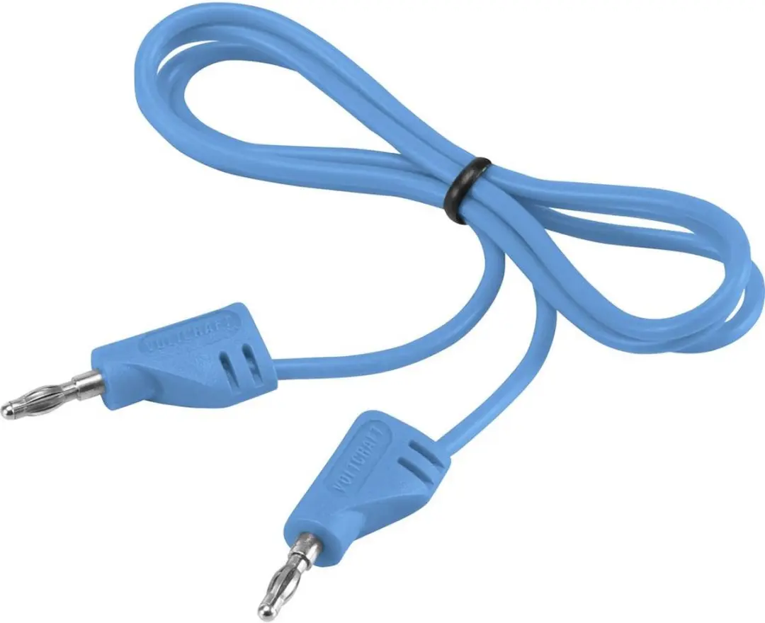 Voltcraft MSB-200 Meetsnoer Banaanstekker 2mm - Blauw - afbeelding 4 van 5