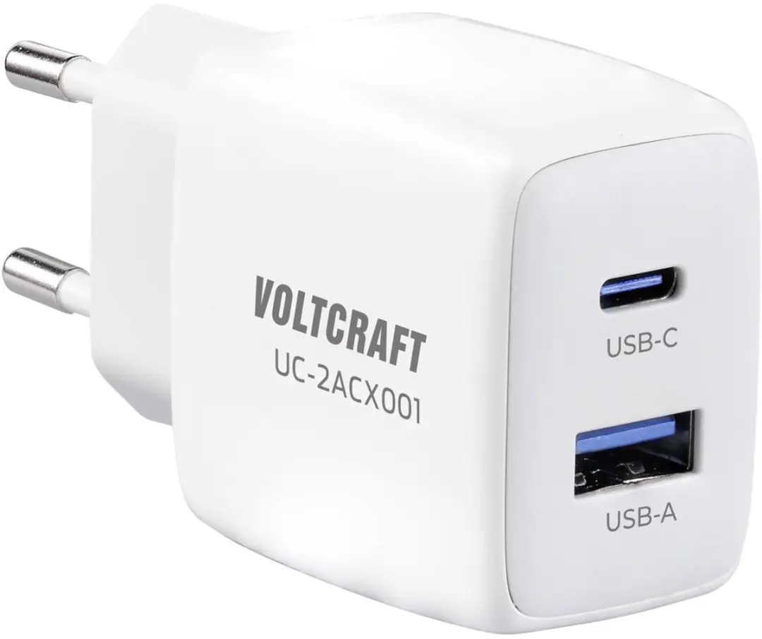 Voltcraft UC-2ACX001 USB-oplader 25W GaN