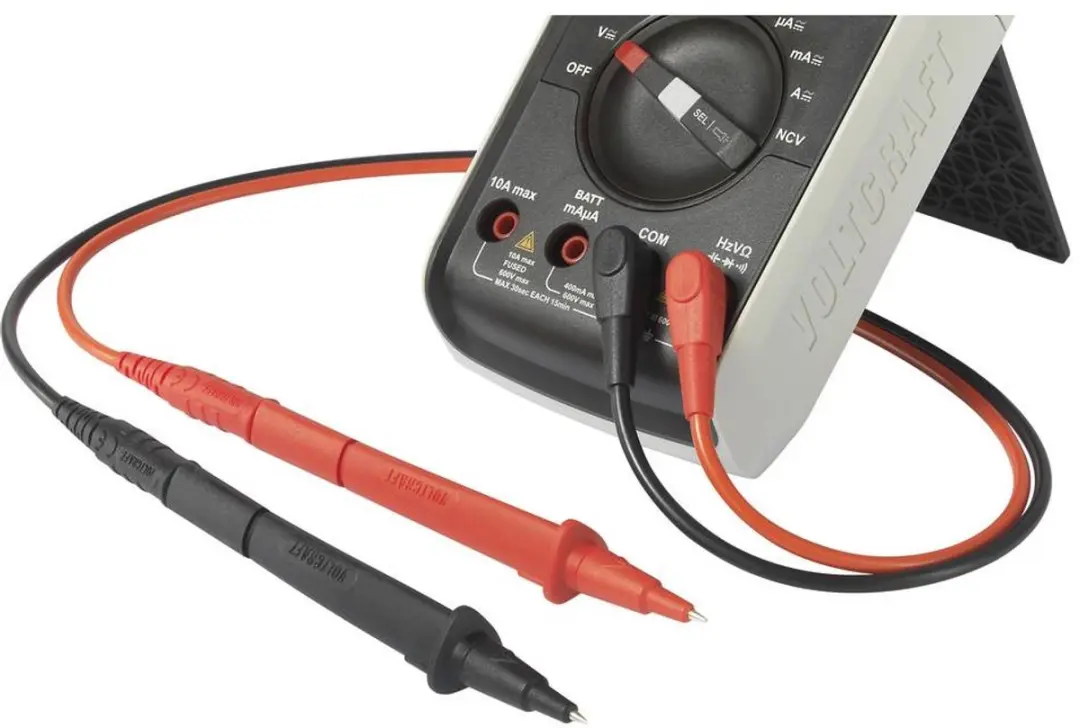 Voltcraft VC801 Meetsnoer 4 mm Testpunt 1.5 m - Zwart-rood - afbeelding 2 van 3