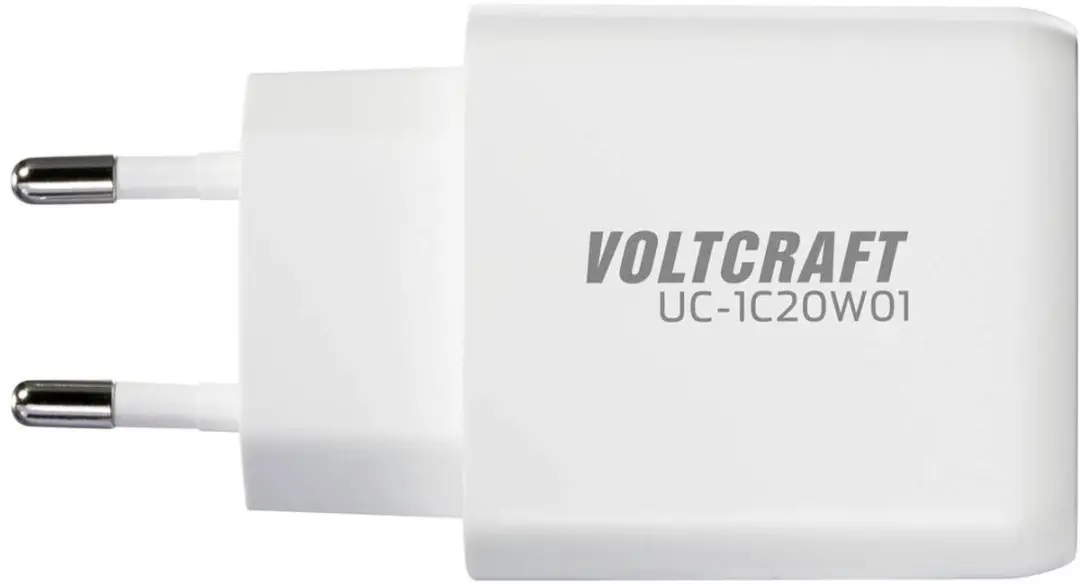 Voltcraft UC-1C20W01 USB-oplader 20W - Wit - afbeelding 2 van 4