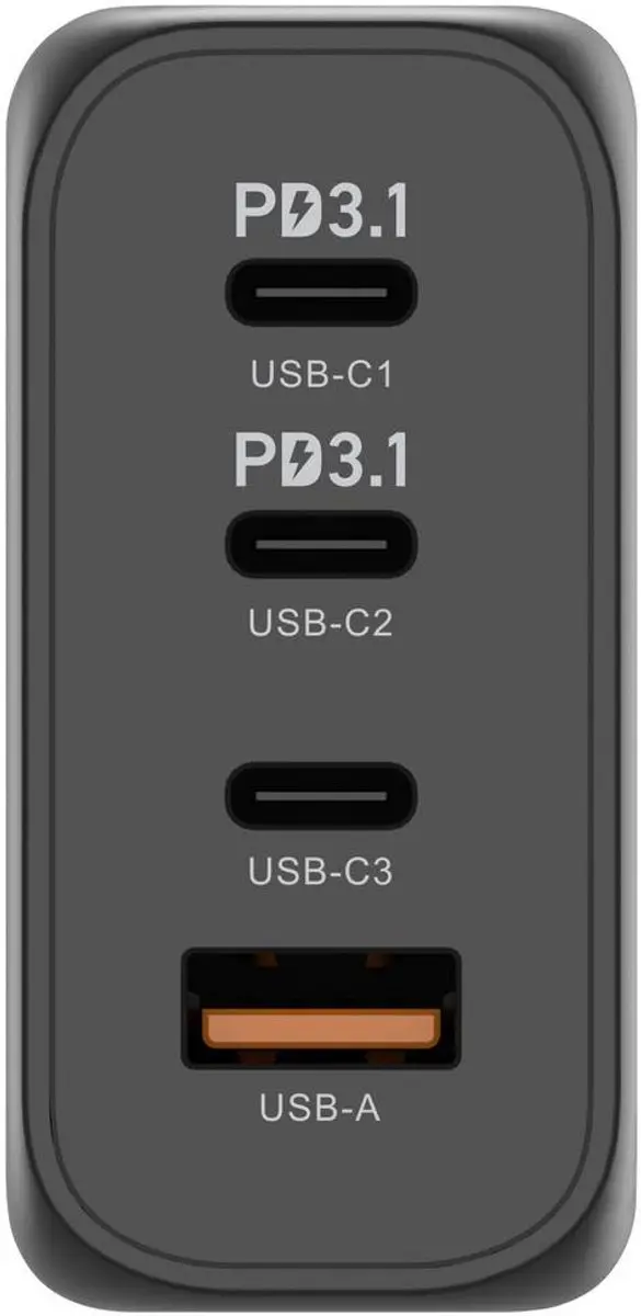 Voltcraft UC-3C1A140W02 USB-oplader 140W - Zwart - afbeelding 4 van 4