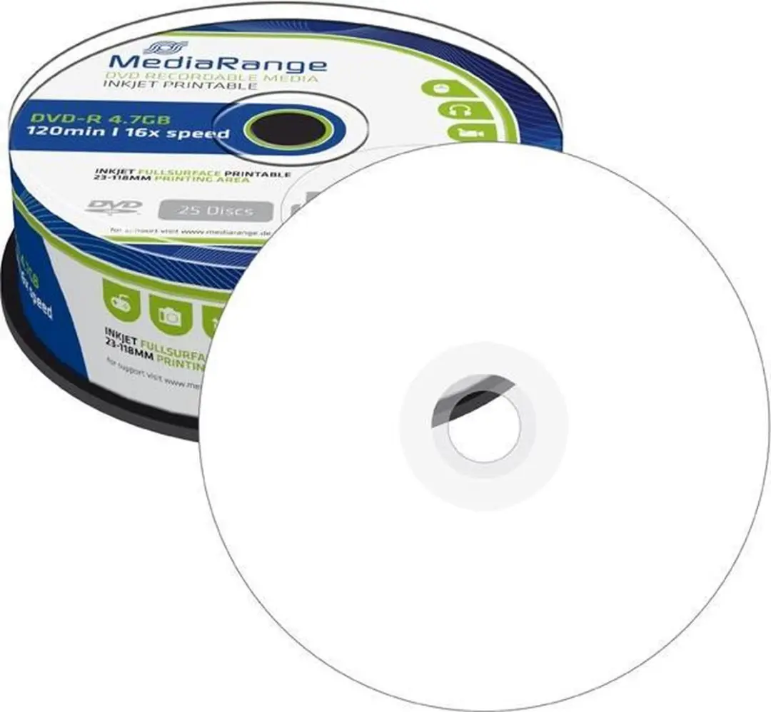 MediaRange MR407 DVD-R 4.7GB - 25 stuks - afbeelding 3 van 4