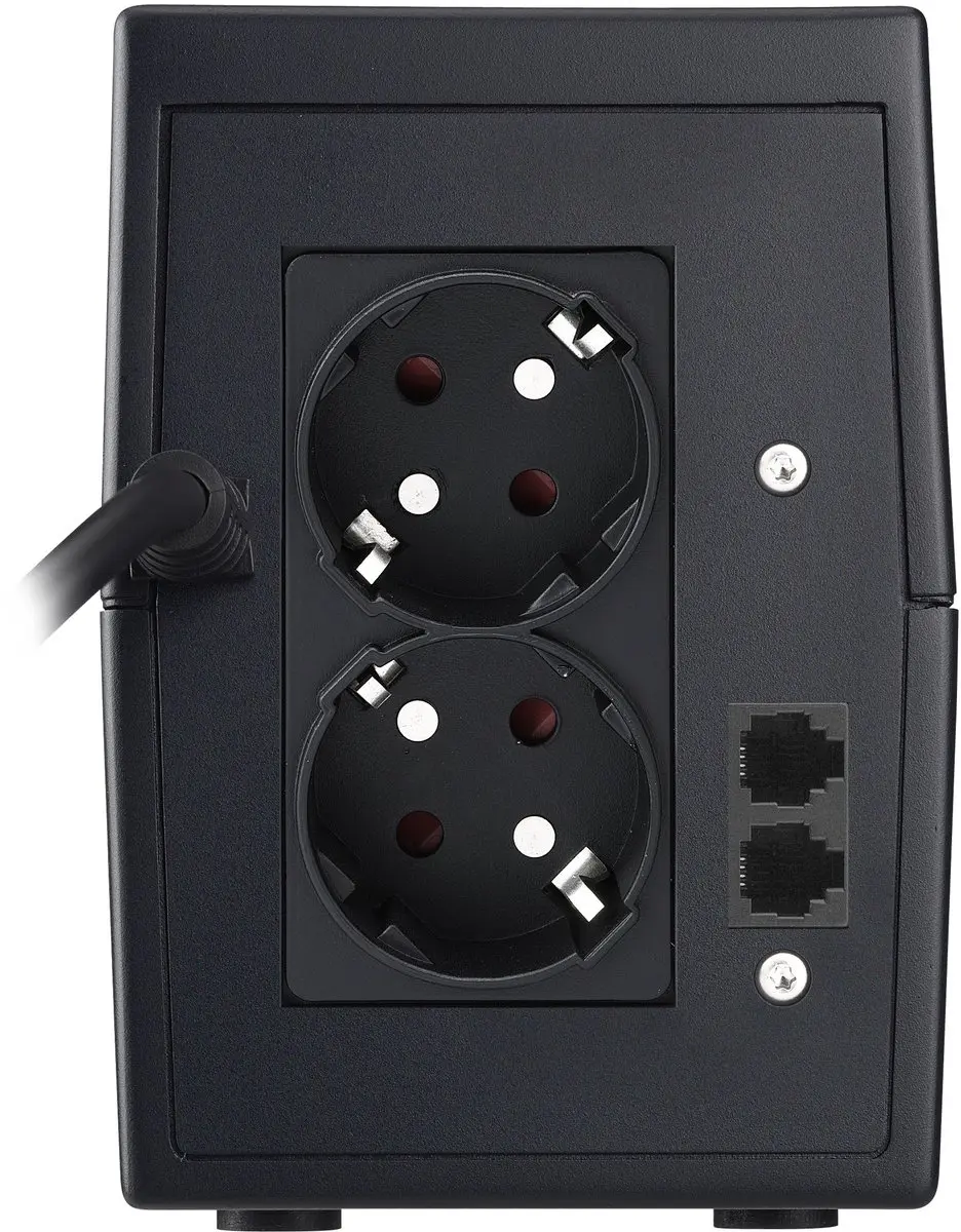 PowerWalker VI 650 Line-Interactive UPS 10120048 - Zwart - afbeelding 3 van 6