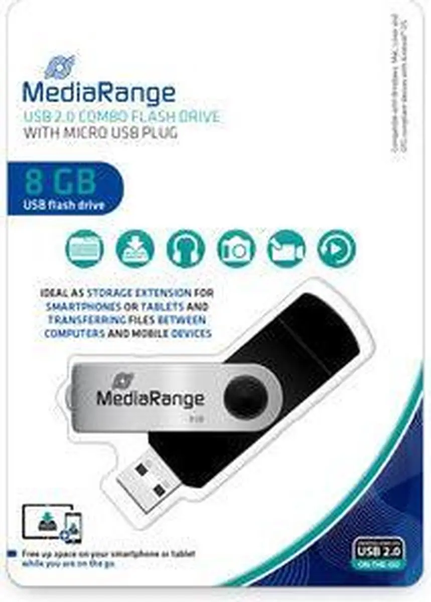 MediaRange MR930-2 USB-stick 8GB