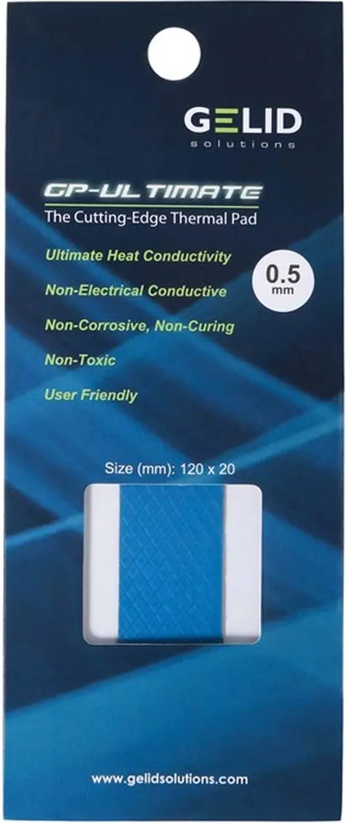 Gelid GP-Ultimate TP-GP04-R-D Thermisch pad - Blauw - afbeelding 3 van 4