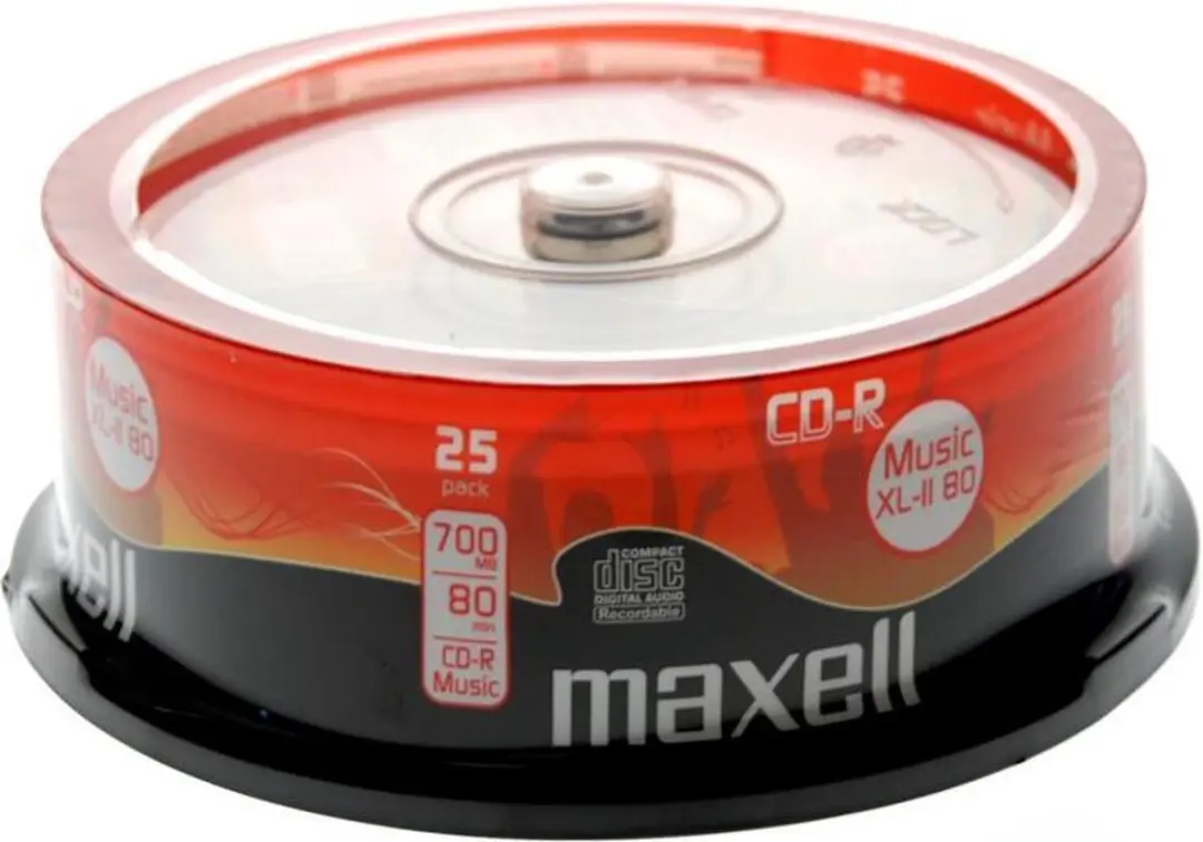 Maxell CD-R Music XL-II 700MB Spindel - 25x - afbeelding 2 van 2