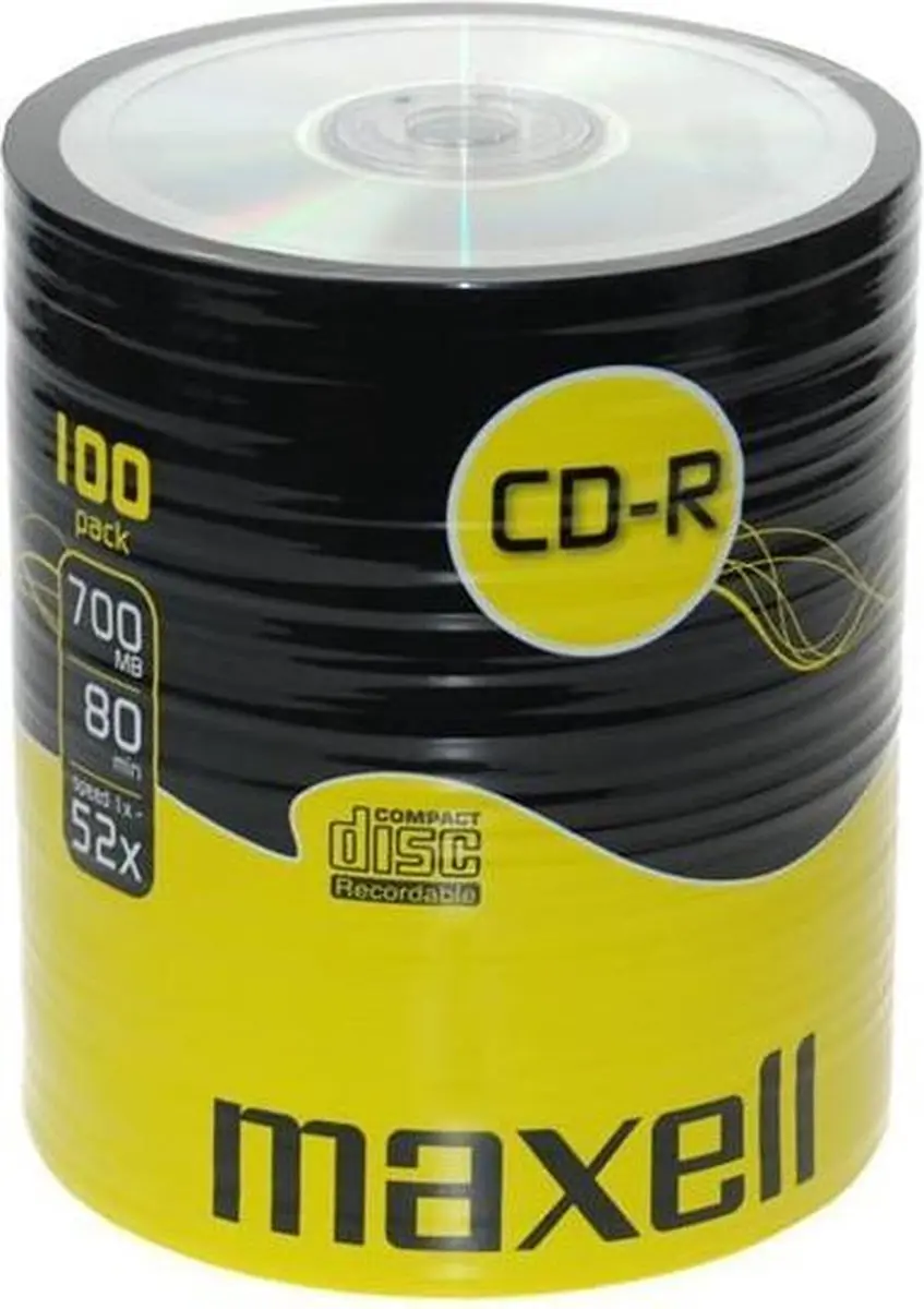 Maxell CD-R 80XL 52x 100 Pack