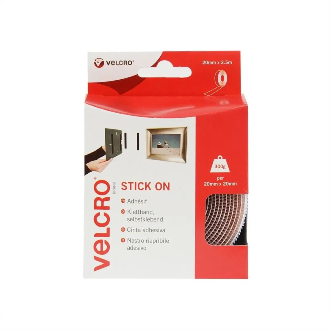 Velcro Stick On Klittenband 20mm