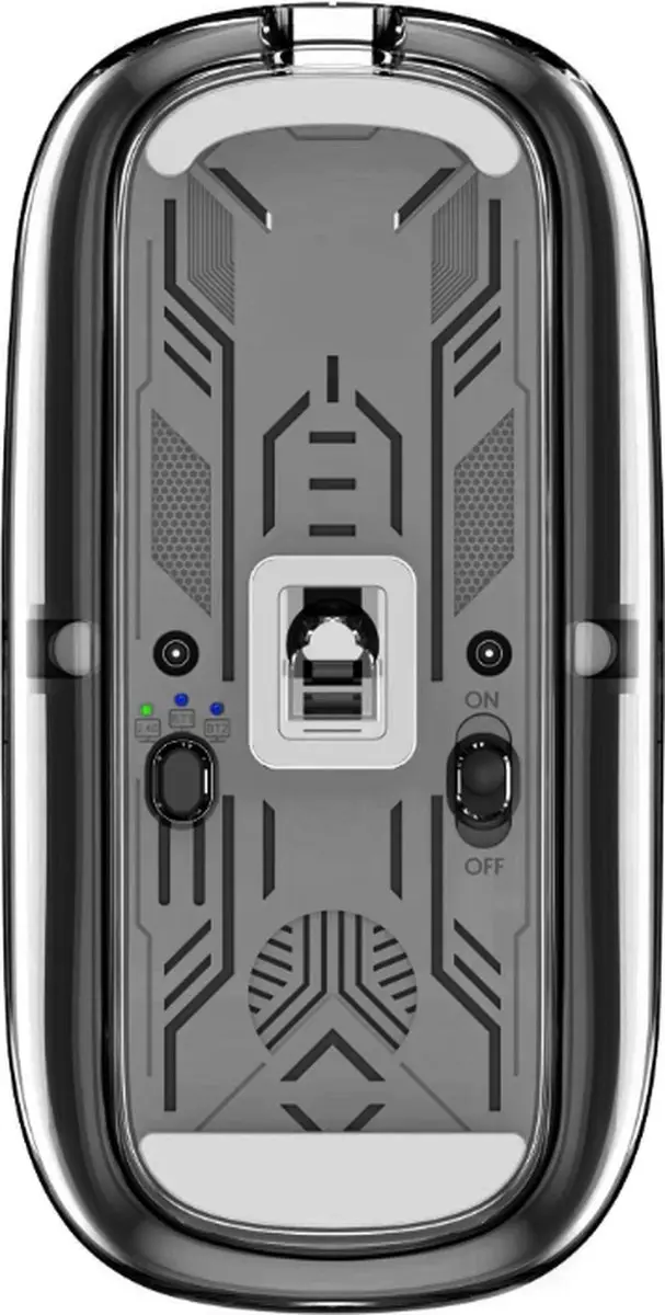 XtremeMac XWH-ALM2-13 Draadloze Muis - Transparant - afbeelding 3 van 6