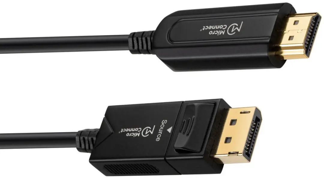 Microconnect DP-HDMI-1500V1.4OP DisplayPort naar HDMI Videokabel 15m - Zwart - afbeelding 2 van 6