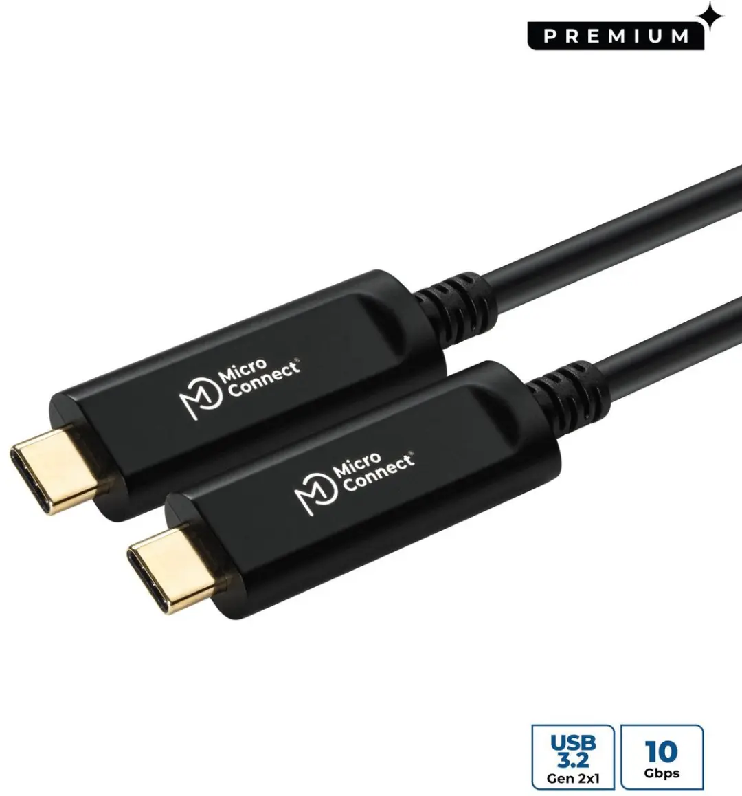 Microconnect MC-USB3.1C15OP USB-kabel 15m - Zwart - afbeelding 6 van 6