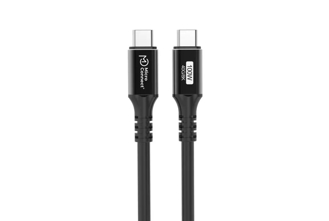 MicroConnect USB4CC2 USB-C kabel 2m - 100W - Zwart - afbeelding 4 van 6