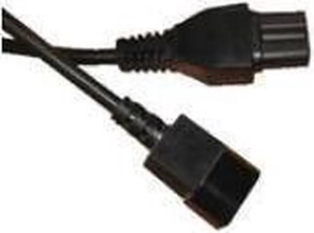 MicroConnect PE011400 Verlengkabel 2.50m - Zwart - afbeelding 2 van 3