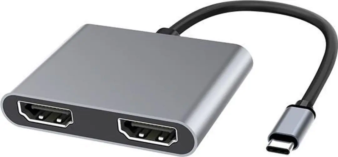 MicroConnect USB3.1CHDMIX2 Videoadapter - Zwart - afbeelding 2 van 2