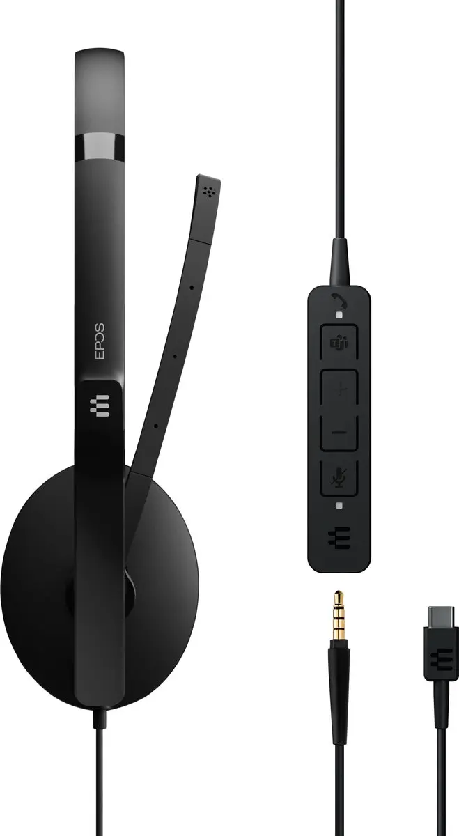 EPOS ADAPT 165T USB-C II 1000906 Headset - Zwart - afbeelding 5 van 6