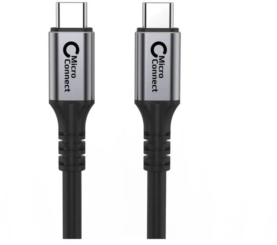 MicroConnect USB4CC3 USB-C kabel 3m 100W - Zwart - afbeelding 3 van 6