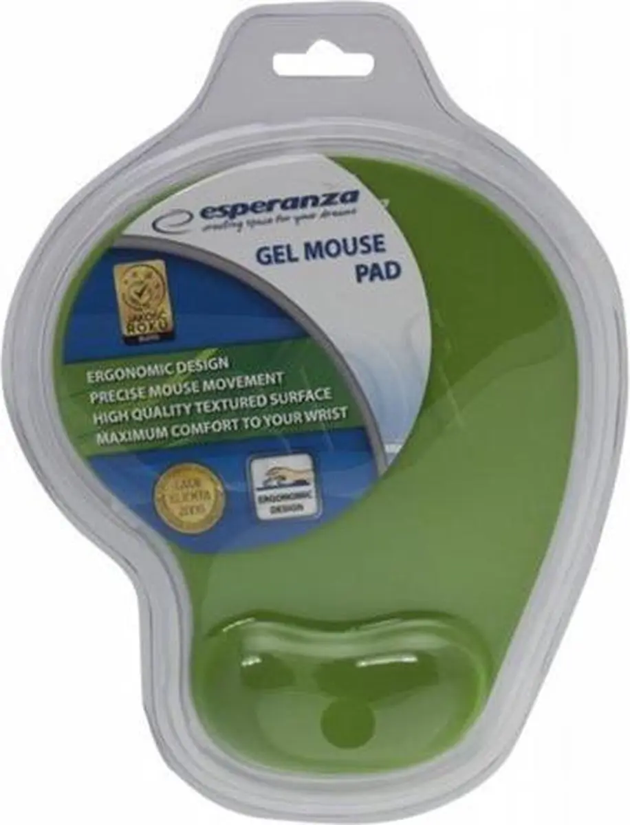 Esperanza EA137G Gel Muismat Groen - afbeelding 3 van 5