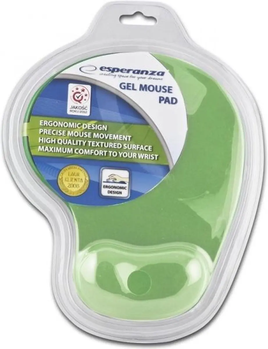 Esperanza EA137G Gel Muismat Groen