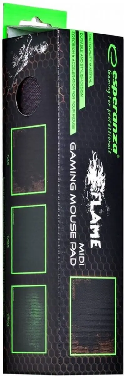 Esperanza EGP101R Gaming Muismat Zwart (S) - afbeelding 3 van 6