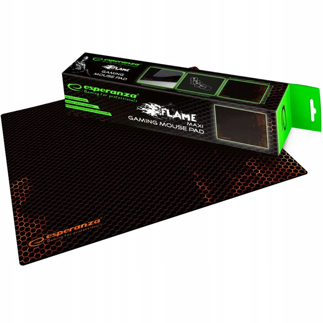 Esperanza EGP103R Gaming Muismat XL Zwart - afbeelding 2 van 4