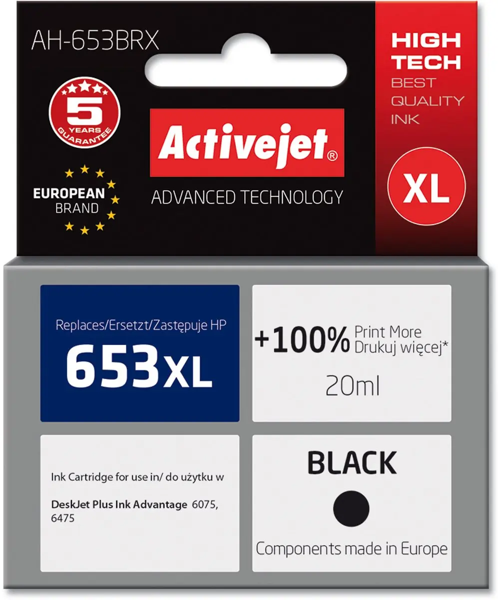 Activejet AH-653BRX Inktcartridge