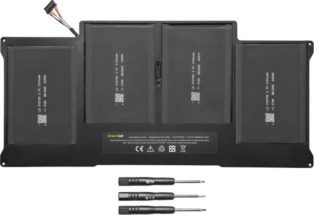 Green Cell GC-AP14V2 Laptopaccu 7.6V - MacBook Air 13 - afbeelding 2 van 5