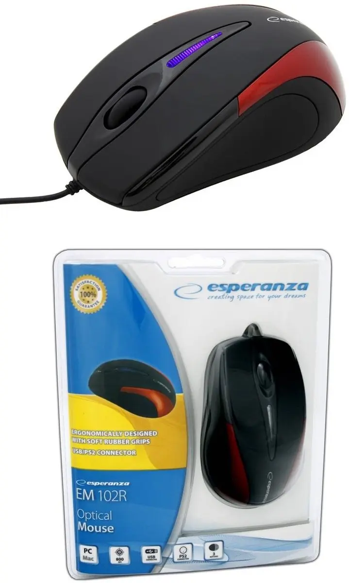 Esperanza EM102R Bedrade Optische Muis
