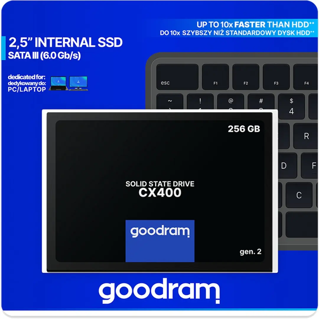 Goodram CX400 SSDPR-CX400-256-G2 SSD - afbeelding 4 van 6