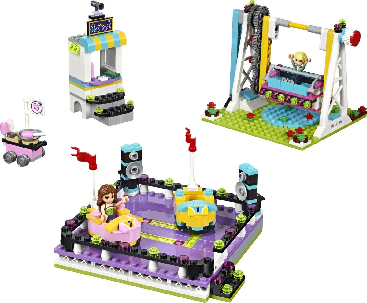 LEGO Friends Pretpark Botsauto's 41133 - 424 Stukken - 2 Minifiguren