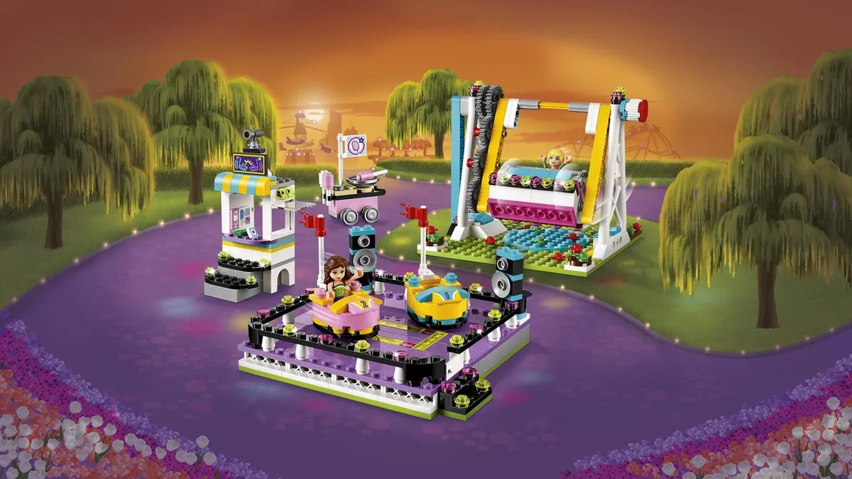 LEGO Friends Pretpark Botsauto's 41133 - 424 Stukken - 2 Minifiguren