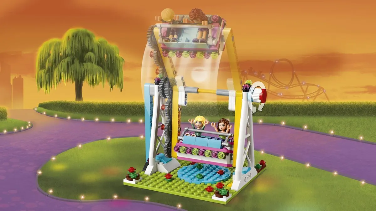 LEGO Friends Pretpark Botsauto's 41133 - 424 Stukken - 2 Minifiguren
