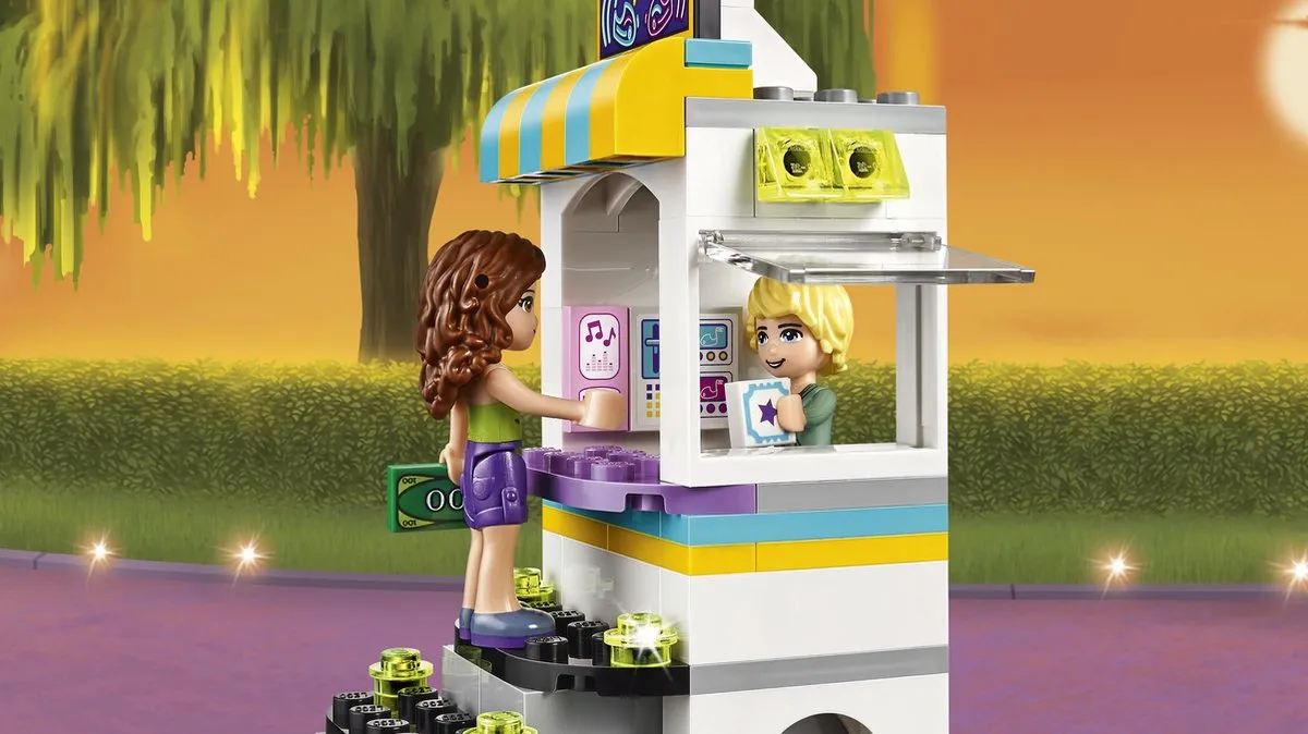 LEGO Friends Pretpark Botsauto's 41133 - 424 Stukken - 2 Minifiguren - afbeelding 6 van 6