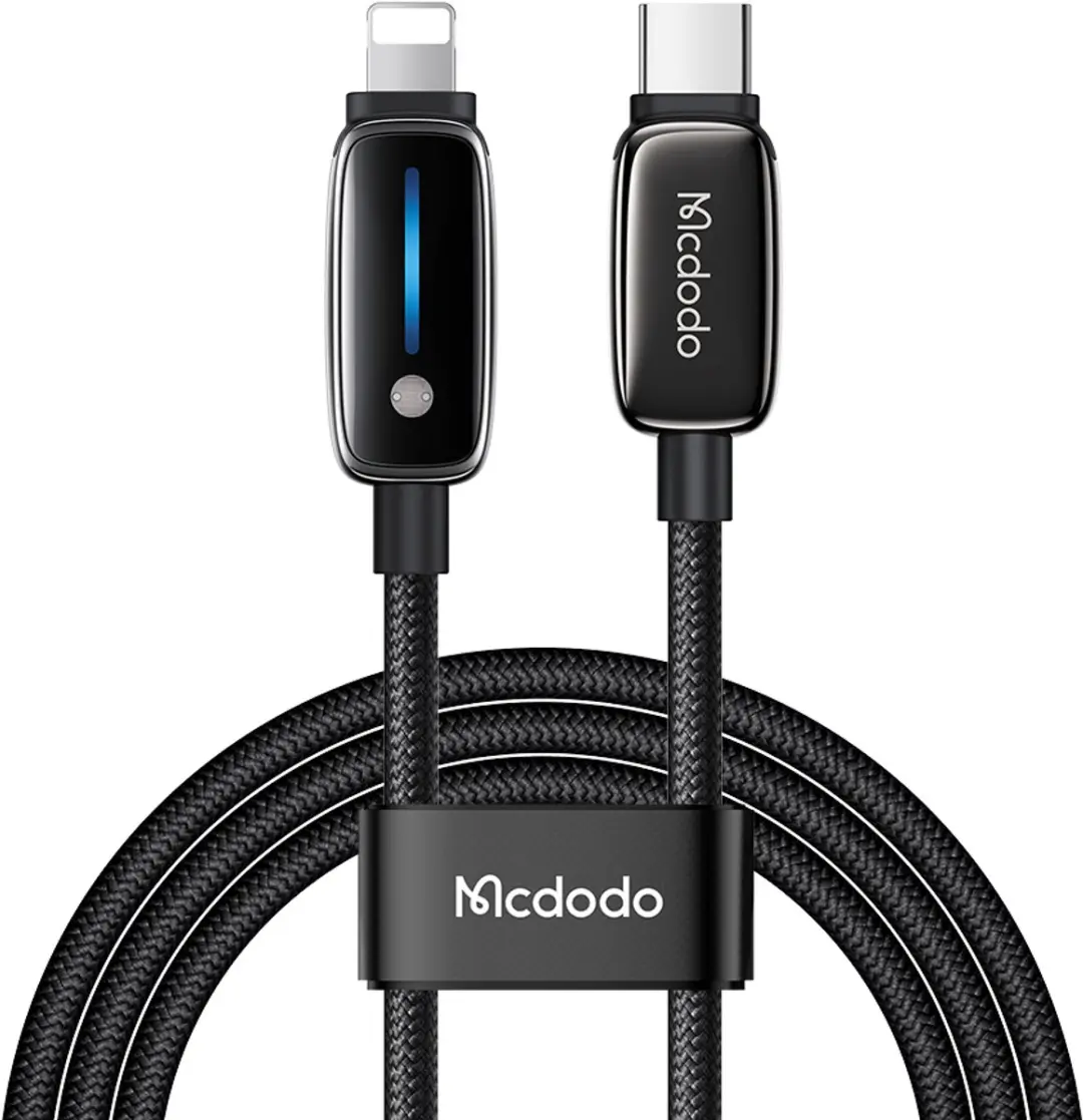 MCDODO CA-0050 USB-C naar Lightning Kabel - 36W - Zwart - afbeelding 4 van 6