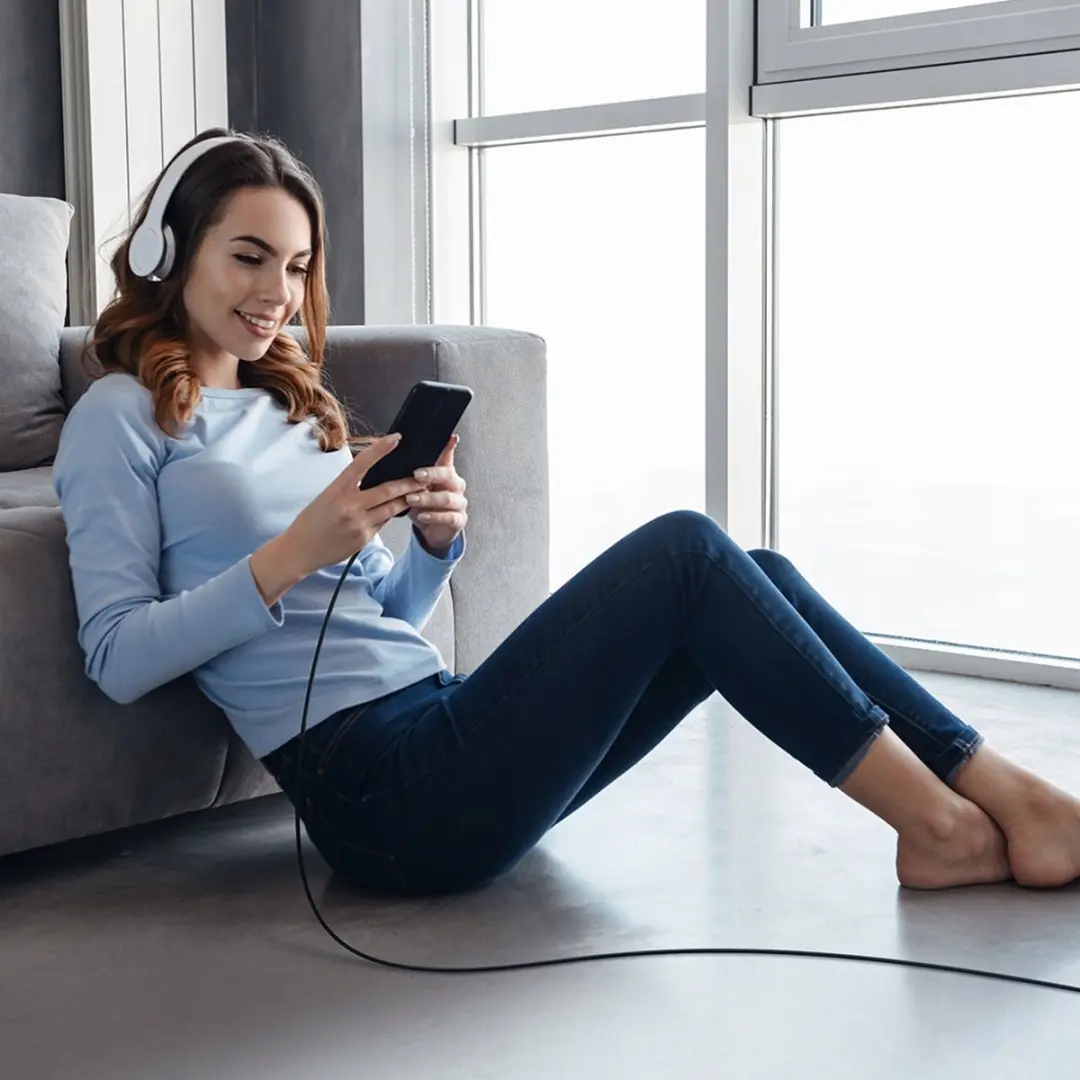 McDodo CA-3580 USB-A naar Lightning Kabel - Zwart - afbeelding 2 van 6