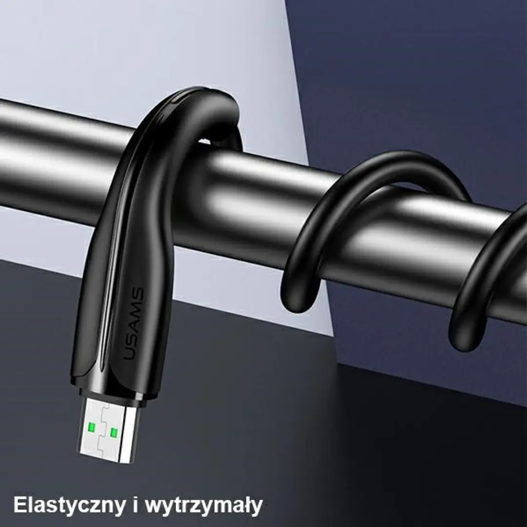 USAMS U38 microUSB Kabel 1m - Snelladen - Wit - afbeelding 2 van 6