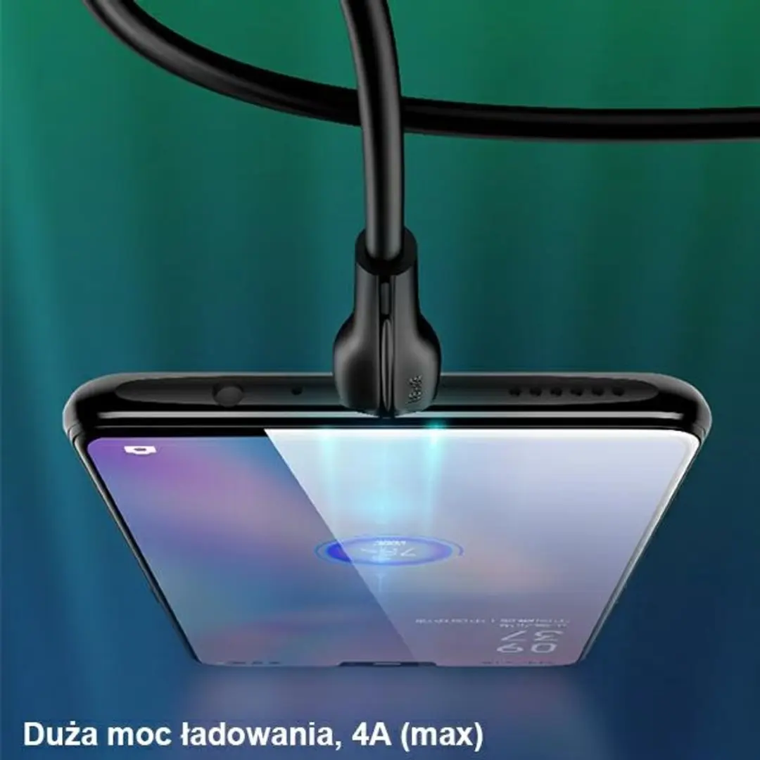 USAMS U38 microUSB Kabel 1m - Snelladen - Wit - afbeelding 4 van 6