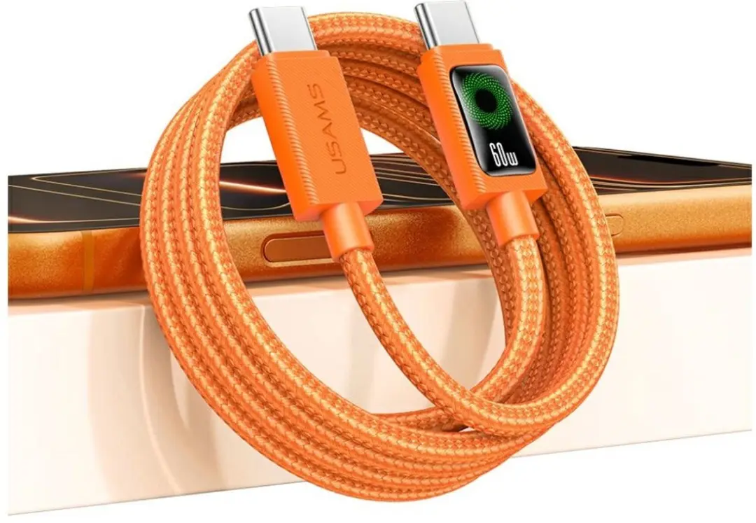 USAMS SJ773USB02 USB-C naar USB-C Kabel - 60W - 1,2m - afbeelding 6 van 6