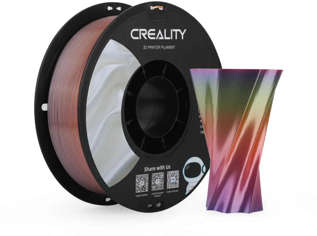 Creality CR-PLA Silk Filament 1.75mm 1kg - Rainbow - afbeelding 5 van 6