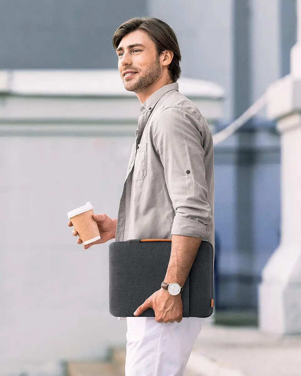 Inateck LB02006 Laptoptas 13.3 inch - Zwart - afbeelding 6 van 6