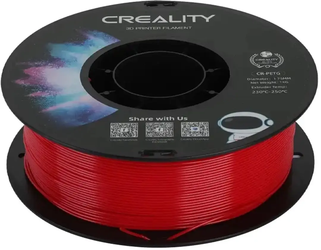 Creality CR-PETG Filament 1,75mm 1kg - Rood - afbeelding 4 van 6