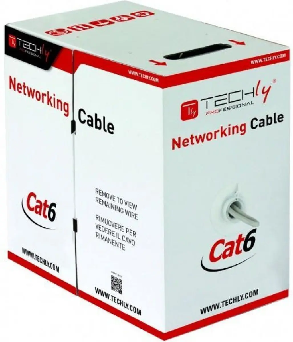 Techly ITP6-CCA-305-BL Cat6 UTP Kabel - Transparant - afbeelding 6 van 6
