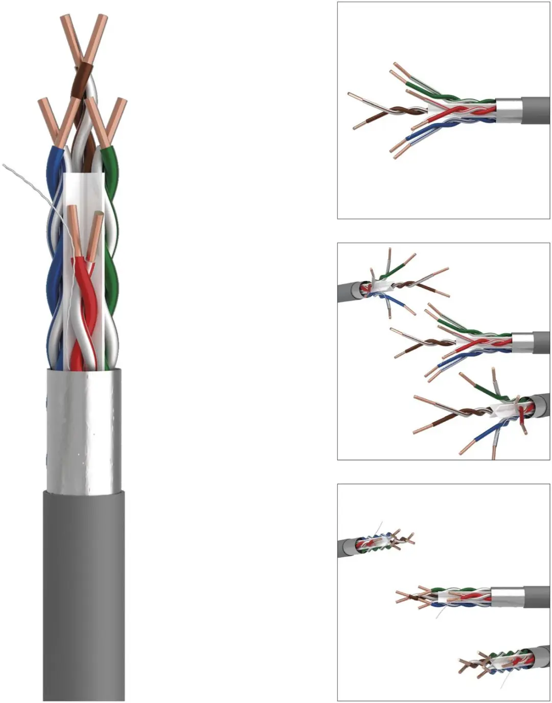 Emos S9231 FTP CAT 6 netwerkkabel - 305m - afbeelding 6 van 6
