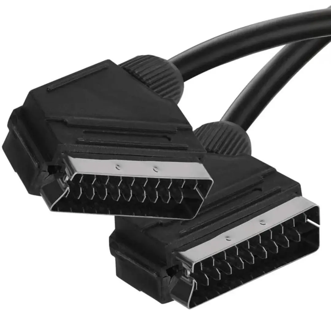 Emos Scartkabel - SCART (m) naar SCART (m) - AV Kabel - 1.5m - Zwart - afbeelding 5 van 5