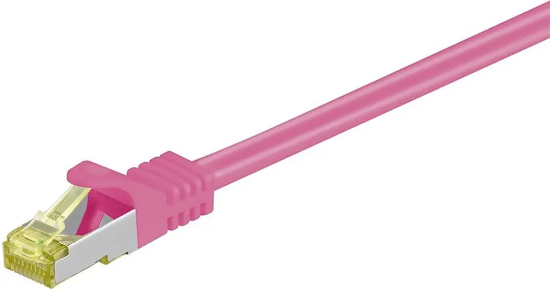 Danicom Cat7 S/FTP patchkabel 0,50m - Roze - afbeelding 3 van 3