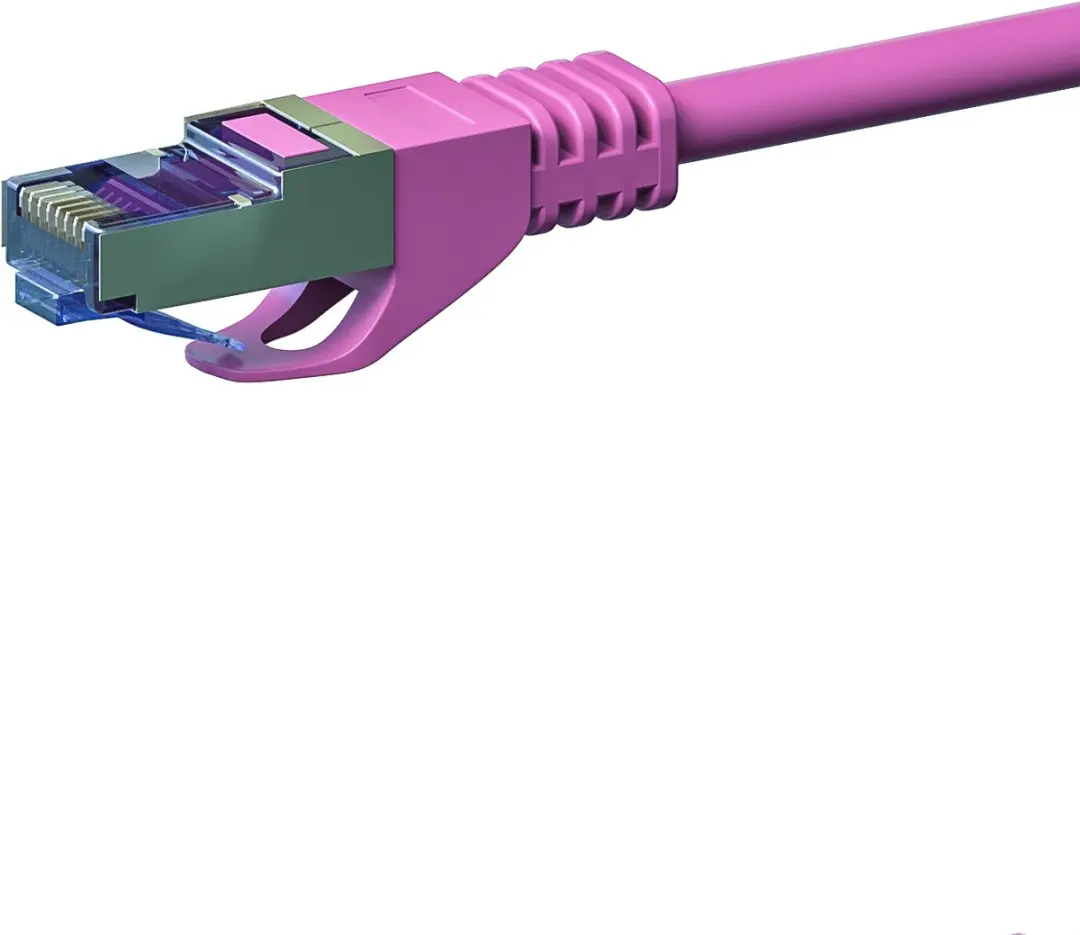 Danicom DC-6A9-005 CAT6a patchkabel 0,50m - Roze - afbeelding 5 van 6