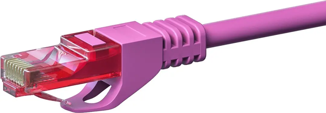 Danicom DC-69-002 CAT6 UTP patchkabel - 0,25m - Roze - afbeelding 2 van 4