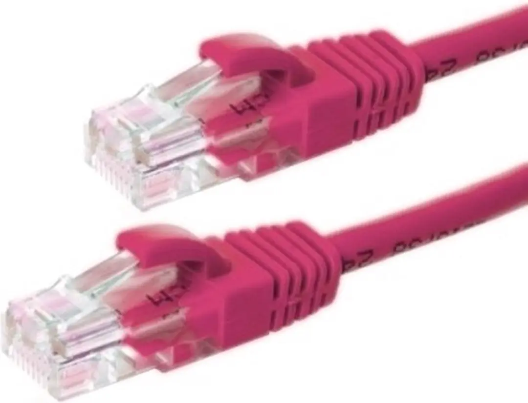 Danicom DC-59-005 UTP CAT5e Patchkabel - 0,50 meter - Roze - afbeelding 3 van 3