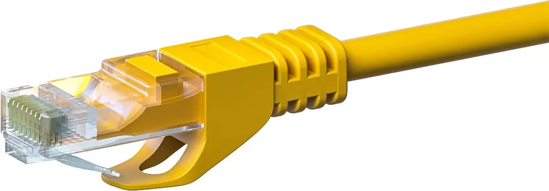 Danicom DC-57-050 UTP CAT5e Patchkabel - 5m - Geel - afbeelding 2 van 3