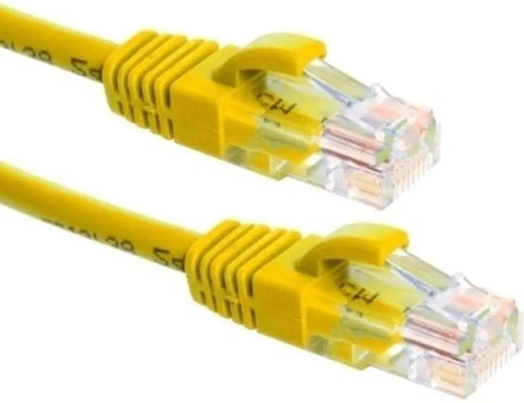 Danicom DC-U6A7-002 CAT6a Patchkabel 0,25m - Geel - afbeelding 3 van 3
