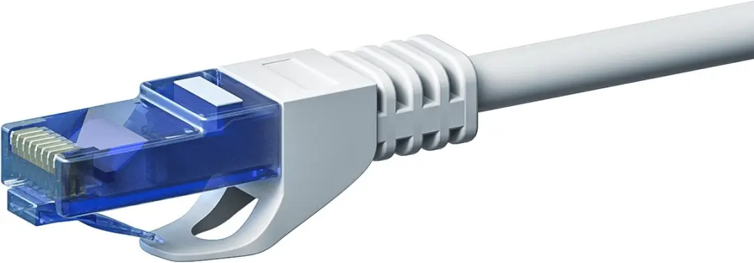 Danicom DC-U6A2-005 UTP CAT6a Patchkabel 0,50m - Wit - afbeelding 2 van 3